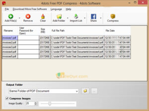 4dots Free PDF Compress full download
