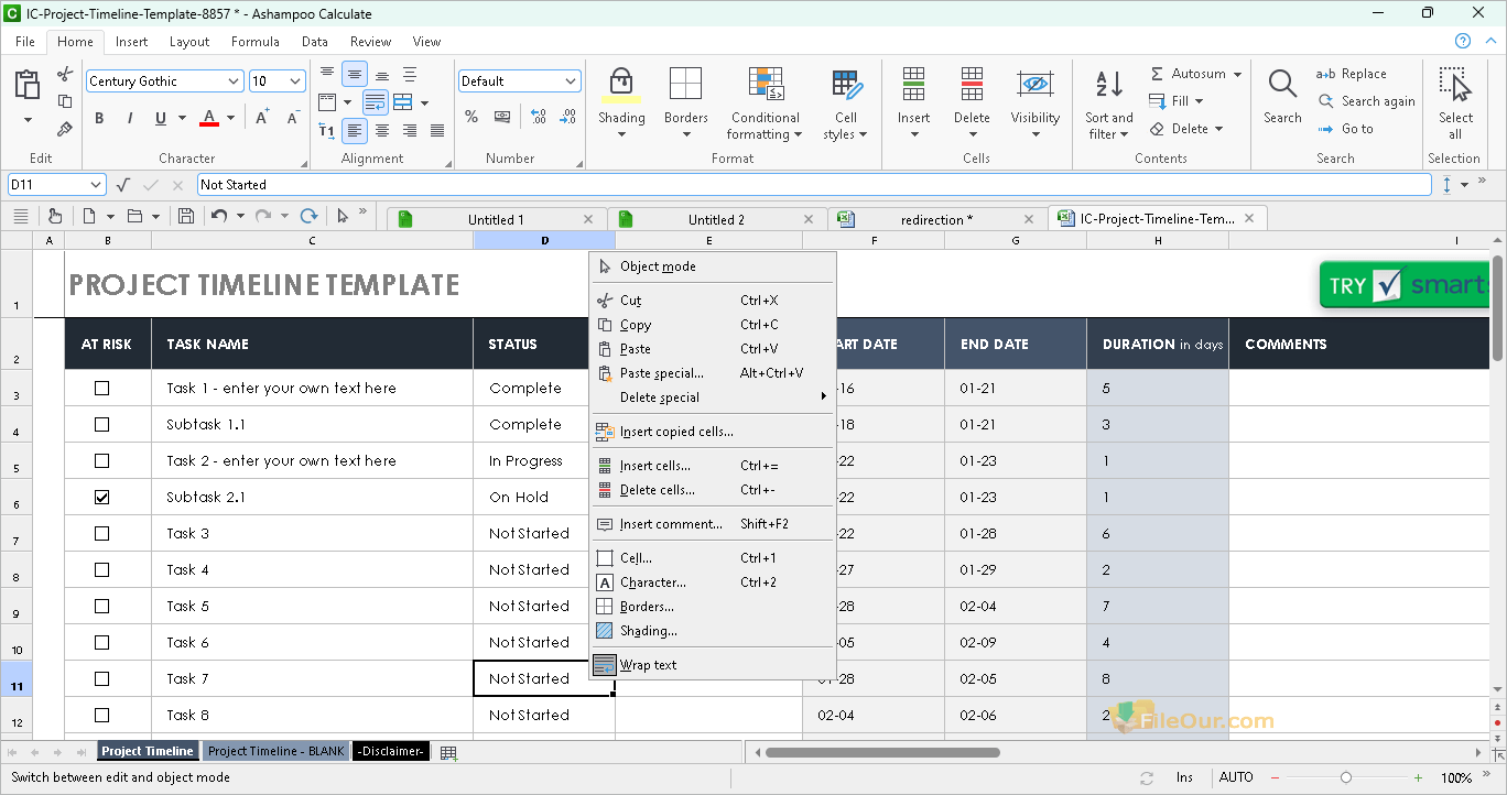 Screenshot von Ashampoo Calculate