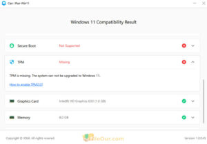 PC Health Checker for Windows 11