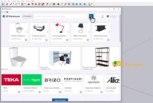 SketchUp Pro 3D Warehouse