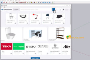 स्केचअप प्रो 3डी वेयरहाउस