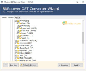 BitRecover OST Converter Wizard 32 bit 64 bit