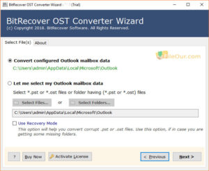 Download BitRecover OST Converter Wizard 32 64-bit Windows