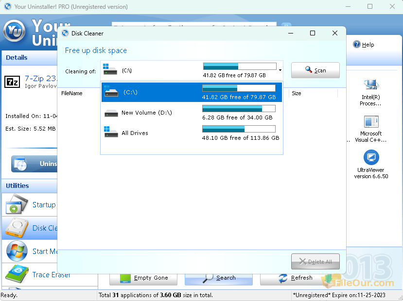 Your Uninstaller Best Disk Cleaner