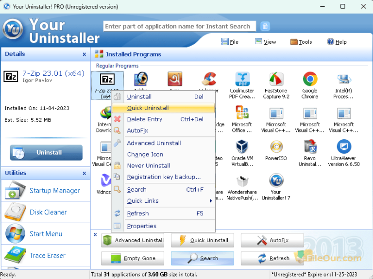 Download Your Uninstaller Pro for Windows 11, 10, 8, 7