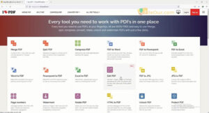 iLovePDF Desktop برای اسکرین شات دسکتاپ