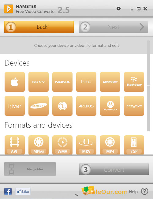 Download Hamster Free Video Converter for Windows (32/64bit)