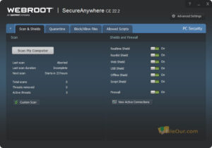 Unduh Webroot Internet Security versi terbaru, Unduh Webroot SecureAnywhere dengan kode kunci