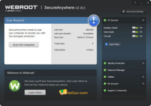 Webroot Internet Security спампаваць бясплатна 32_64_bit