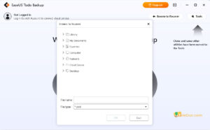 EASEUS Todo Backup herstel screenshot
