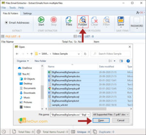 Advanced File Email Extractor latest version screenshot