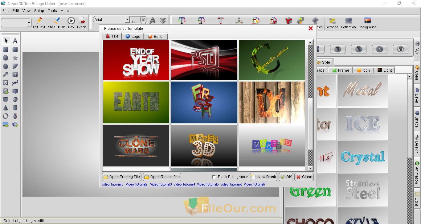 Download Aurora 3D Text & Logo Maker for PC (32/64-bit)