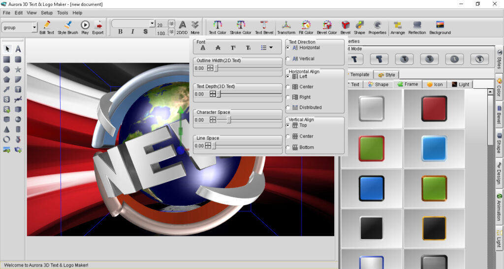 Download Aurora 3D Text & Logo Maker for PC (32/64bit)