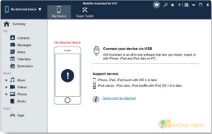 Tải xuống MobiKin Assistant cho iOS - Ảnh chụp màn hình Windows 11 10 8 7