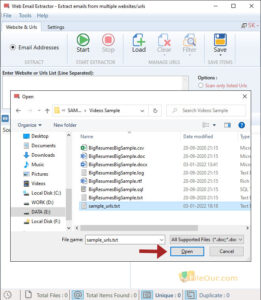 Advanced Web Email finder free download screenshot