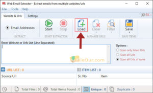 Download Advanced Web Email Extractor for Windows screenshot