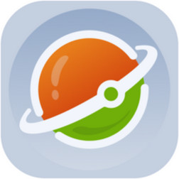 Planet VPN-logo, pictogram