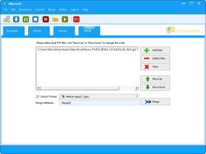 Allavsoft Downloader amptelike aflaai skermkiekie