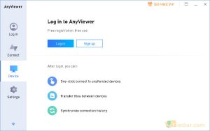 AnyViewer free download for PC snapshot