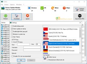 DUMo Drivers Update Monitor 32-64-bit Windows screenshot