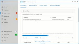 Emsisoft Anti-Malware version finale pour Windows 11 10 8 7 instantané