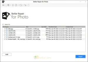 Download Stellar Repair for Photo latest version for PC screenshot