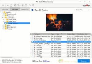 Stellar Photo Recovery free Download for Windows screenshot