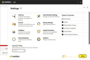 Norton 360 32-64 Bit Windows Screenshot