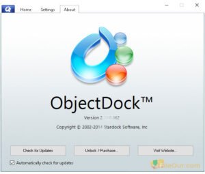 Ảnh chụp màn hình Windows ObjectDock 32-64-bit