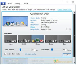 Stardock ObjectDock official download screenshot