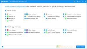 Tenorshare UltData 32-64 frenum Windows screenshot