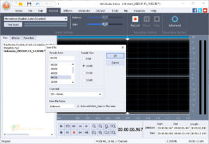 Capture d'écran de la dernière version d'AVS Audio Editor pour PC