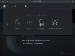 Boom 3D Free Download for Windows screenshot