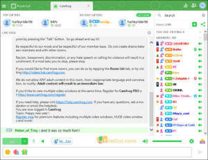 Camfrog Video Chat free download for PC snapshot