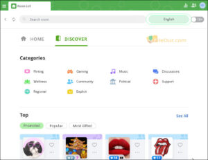 Camfrog Video Chat latest version for PC screenshot