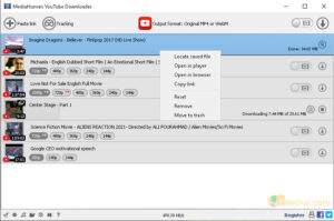 Télécharger la dernière version de MediaHuman YouTube Downloader pour capture d'écran PC