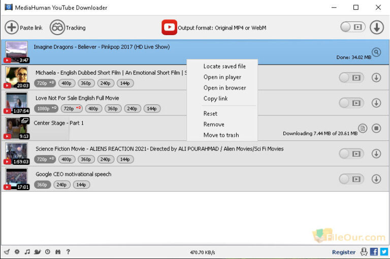 Download MediaHuman YouTube Downloader for Windows (32/64bit)