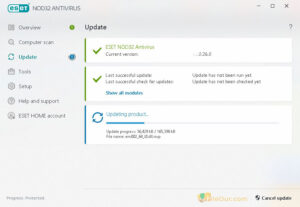 ESET NOD32 Antivirus 免費下載 Windows 截圖