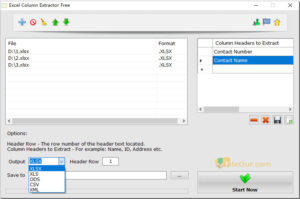 Excel Column Extractor Final Version for Windows 11 10 8 7 snapshot
