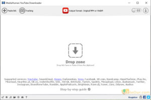 Окончателна версия на MediaHuman YouTube Downloader за моментна снимка на Windows 11 10 8 7