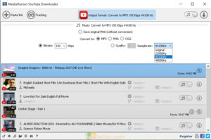 Capture d'écran de MediaHuman YouTube Downloader Gratuit Télécharger pour Windows