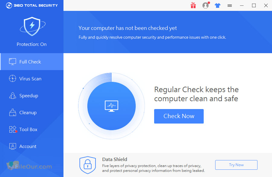 360 Total Security full check screenshot