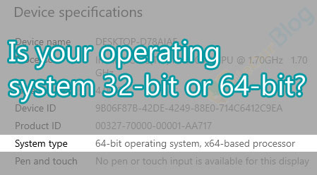 Is your operating system 32 bit or 64 bit