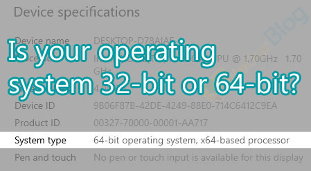 tu sistema operativo es de 32 bits o de 64 bits