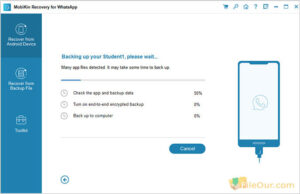 MobiKin Recovery برای اسکرین شات 3 واتساپ