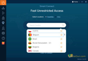 Snímek obrazovky Ivacy VPN 4