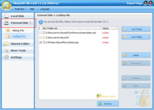 UkeySoft File Lock skrinshoti 2