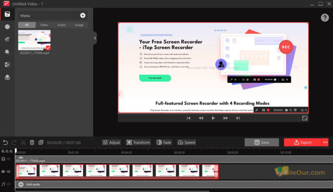iTop Screen Recorder Download for PC Free (32/64-bit)