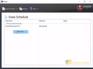 Eraser - Free Disk Wipe Software اسکرین شات 3