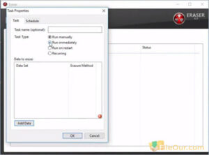 Eraser - Free Disk Wipe Software screenshot